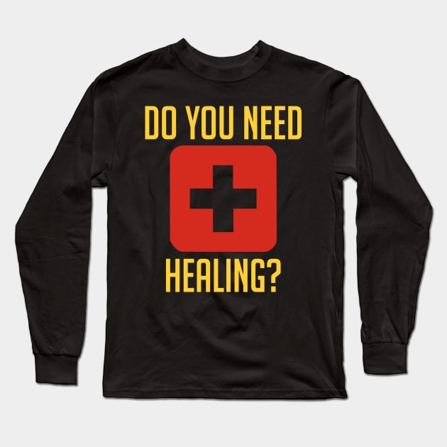 Do You Need Healing? Long Sleeve T-Shirt by Genessis